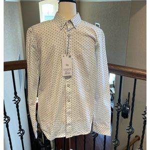 Denim and Flower Men’s Long Sleeve Shirt, Size S